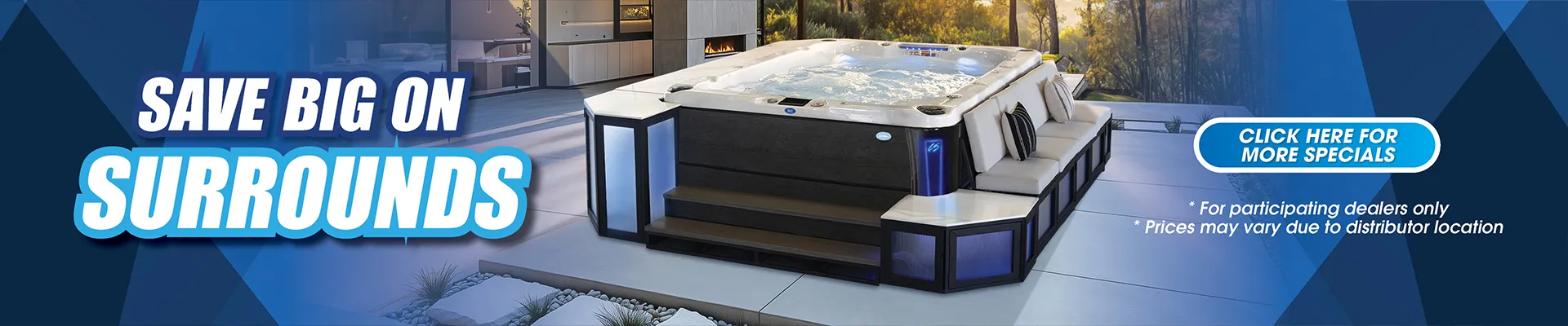 Calspas hot tub being used in a family setting - Highland