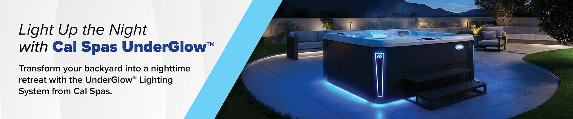 Calspas hot tub being used in a family setting - Highland